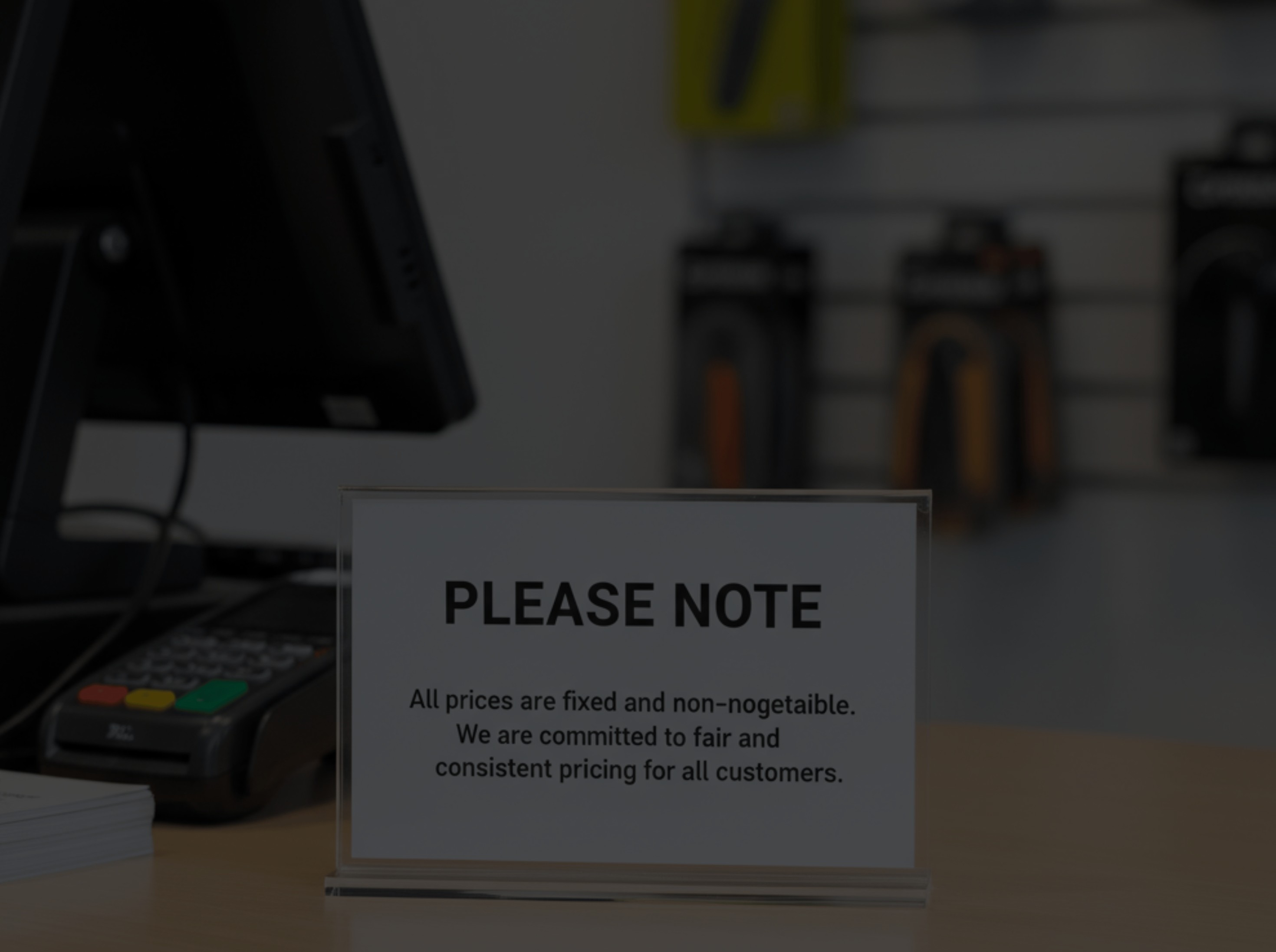 Same Prices Across All Shops & Online